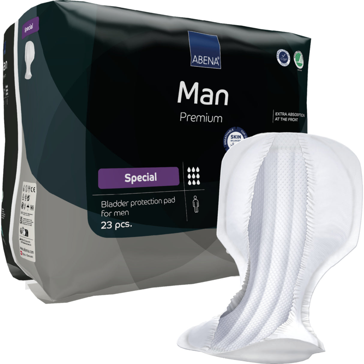 Man Inkontinensbeskyttelse for menn, Premium