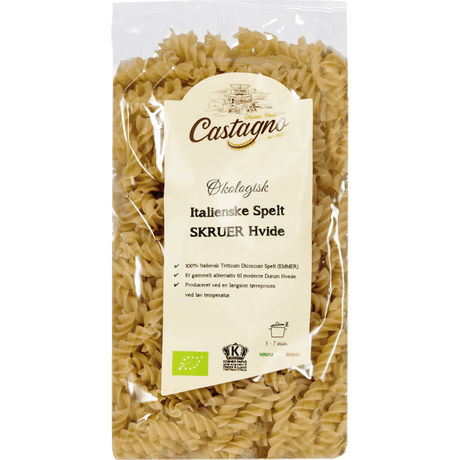 Castagno Hvite Speltskruer Økologisk | 500 g