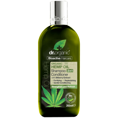 Dr. Organic Hemp Oil Sjampo & Balsam | 265 ml fra Dr. Organic