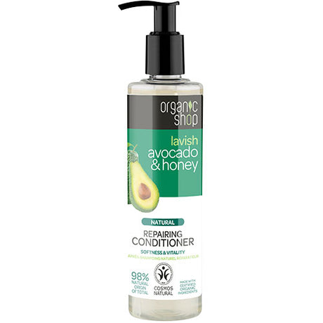 Organic Shop Reparing Conditioner - Avocado & Honey | 280 ML fra Organic Shop