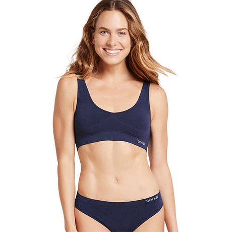 Boody Shaper Crop Bra Navy | Str. Xl fra Boody