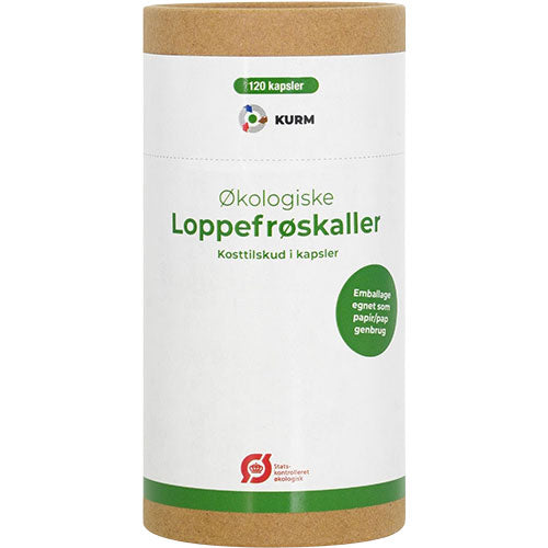 Økologiske Loppefrøskaller i Kapsler