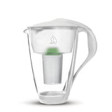 Vannfilter Kanne Hvit 2,0 l. med Alkaline Filter fra Dafi