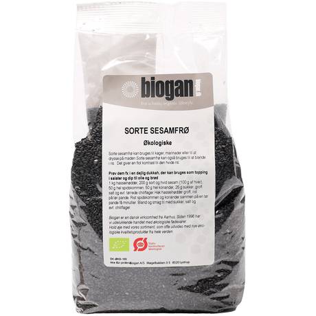 Biogan Sesamfrø Sorte Økologisk | 500 g fra Biogan