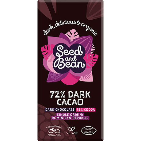 Mørk Sjokolade 72% Øko (Seed%bean)