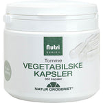 Vegetabilske kapsler tomme