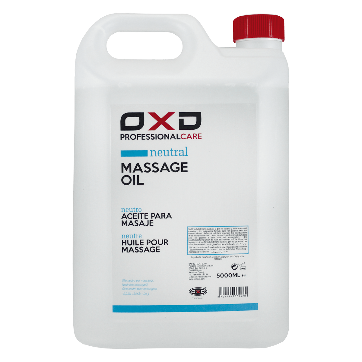 OXD Nøytral Massasjeolje | 5000 ml