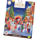 Chokolade Julekalender t. børn Ø fra Les Chocolats de Pauline