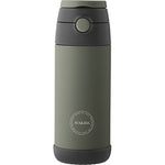 Barneflaske med sugerør - Tropisk Grønn