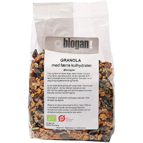 Granola med færre karbohydrater Ø