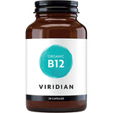 B12-vitamin kapsler Økologisk fra Viridian Nutrition