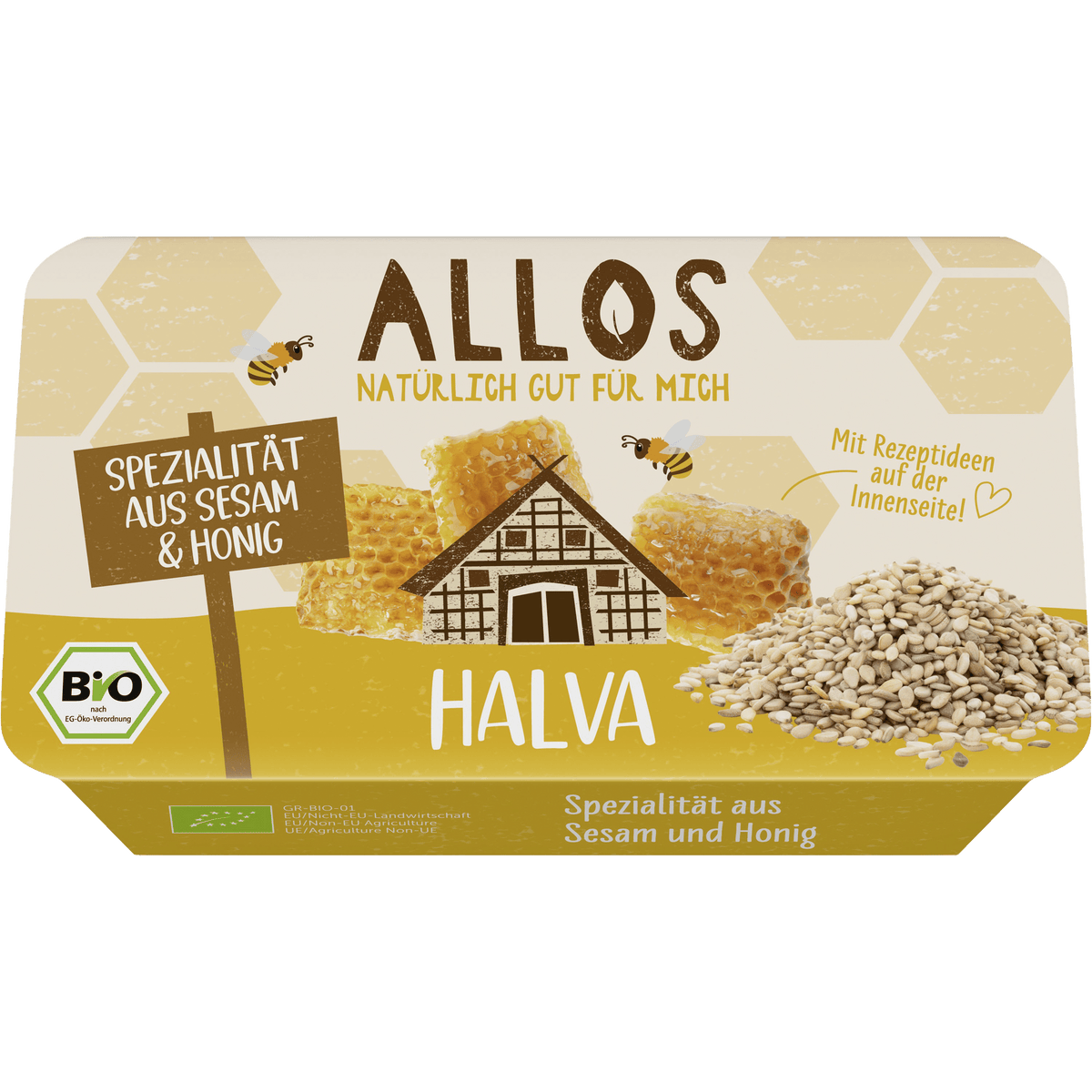Allos Halva Sesam/honning Dessert Økologisk | 75 g fra Allos