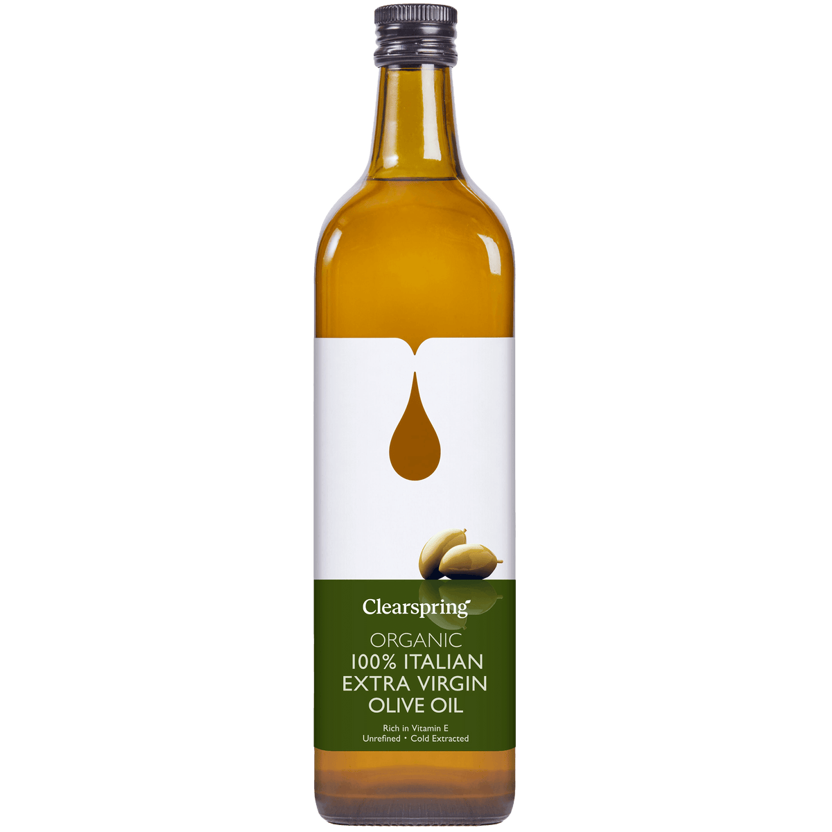 Clearspring Olivenolje Ekstra Jomfru | 1 liter fra Clearspring