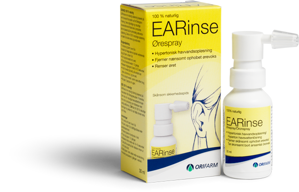 EARinse Ørespray - Skånsom rensing av øret