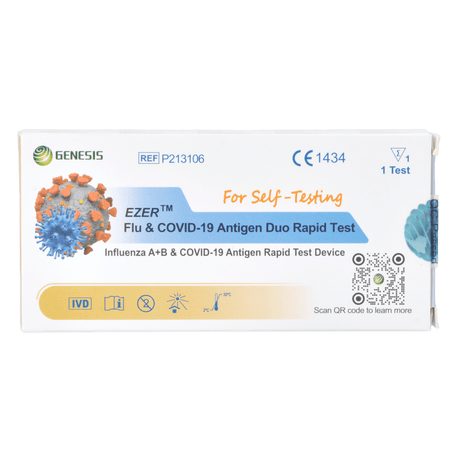 Otinova Covid-19 og Influensa A+B hjemmetest.