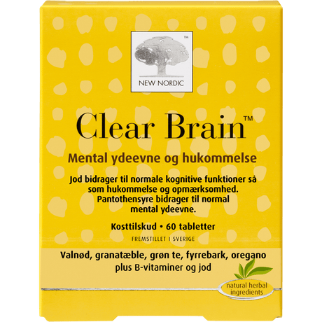 New Nordic Clear Brain | 60 tabletter fra New Nordic