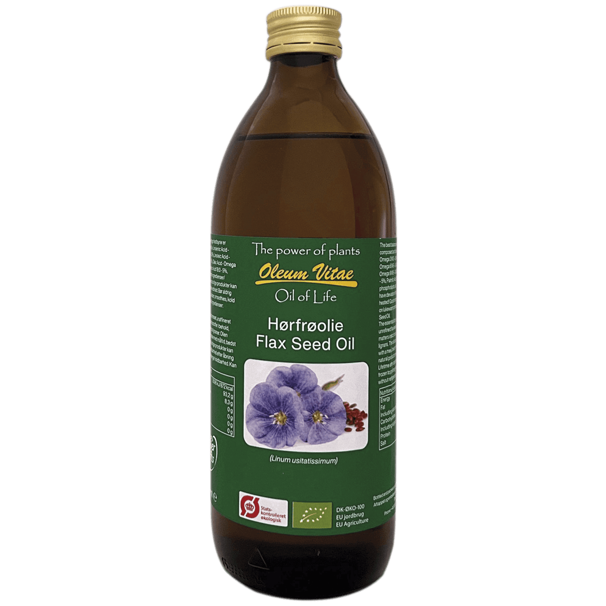 Oil of Life Ren Linfrøolje Økologisk | 500 ml