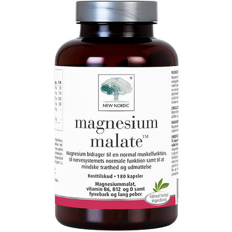 New Nordic Magnesium Malate | 180 kapsler