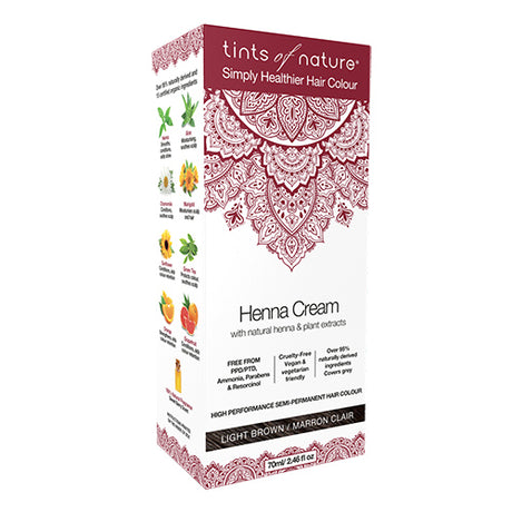 Henna Hårfarge Krem Light Brown