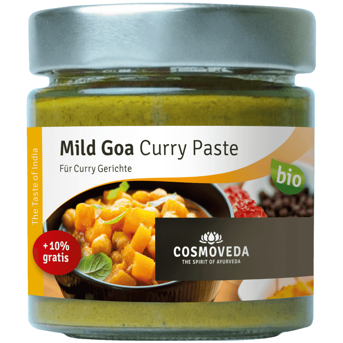Cosmoveda Mild Goa Curry Paste Økologisk | 175 g
