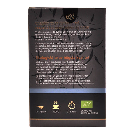 Earl Grey Te, Refill 100 G i eske, Øko