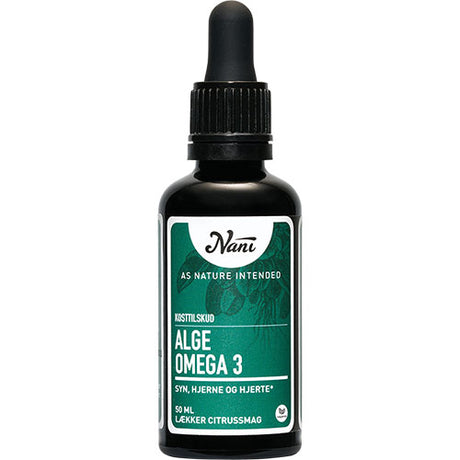 Nani Alge Omega 3 dråper med sitrussmak | 50 ml fra Nani