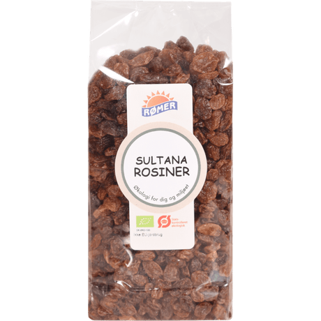 Rømer Lyse Sultana Rosiner Økologisk | 500 g