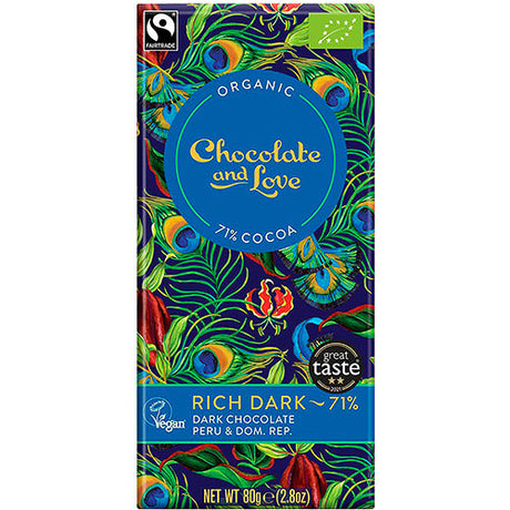 Sjokolade Rich Dark 71% Øko fra 