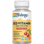 Solaray B12-vitamin med folsyre | 90 tabletter