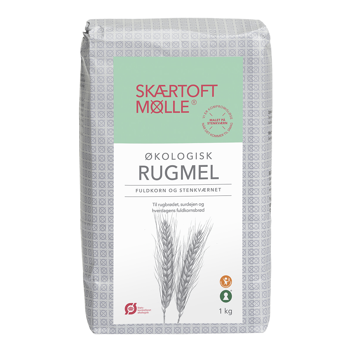 Skærtoft mølle Fullkornsrugmel Økologisk | 1 kg