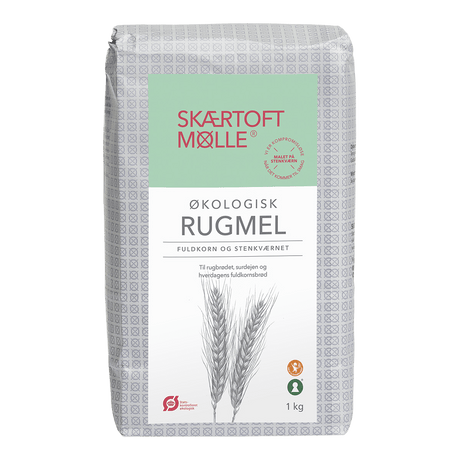 Skærtoft mølle Fullkornsrugmel Økologisk | 1 kg