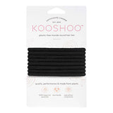 Hårstrikker Svart plastfri 8 stk (store) fra KooShoo