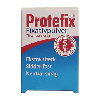 Protesepulver til Tannprotesen