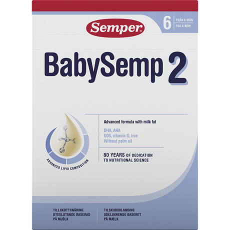 BabySemp 2 tilskuddblanding fra 6 mnd