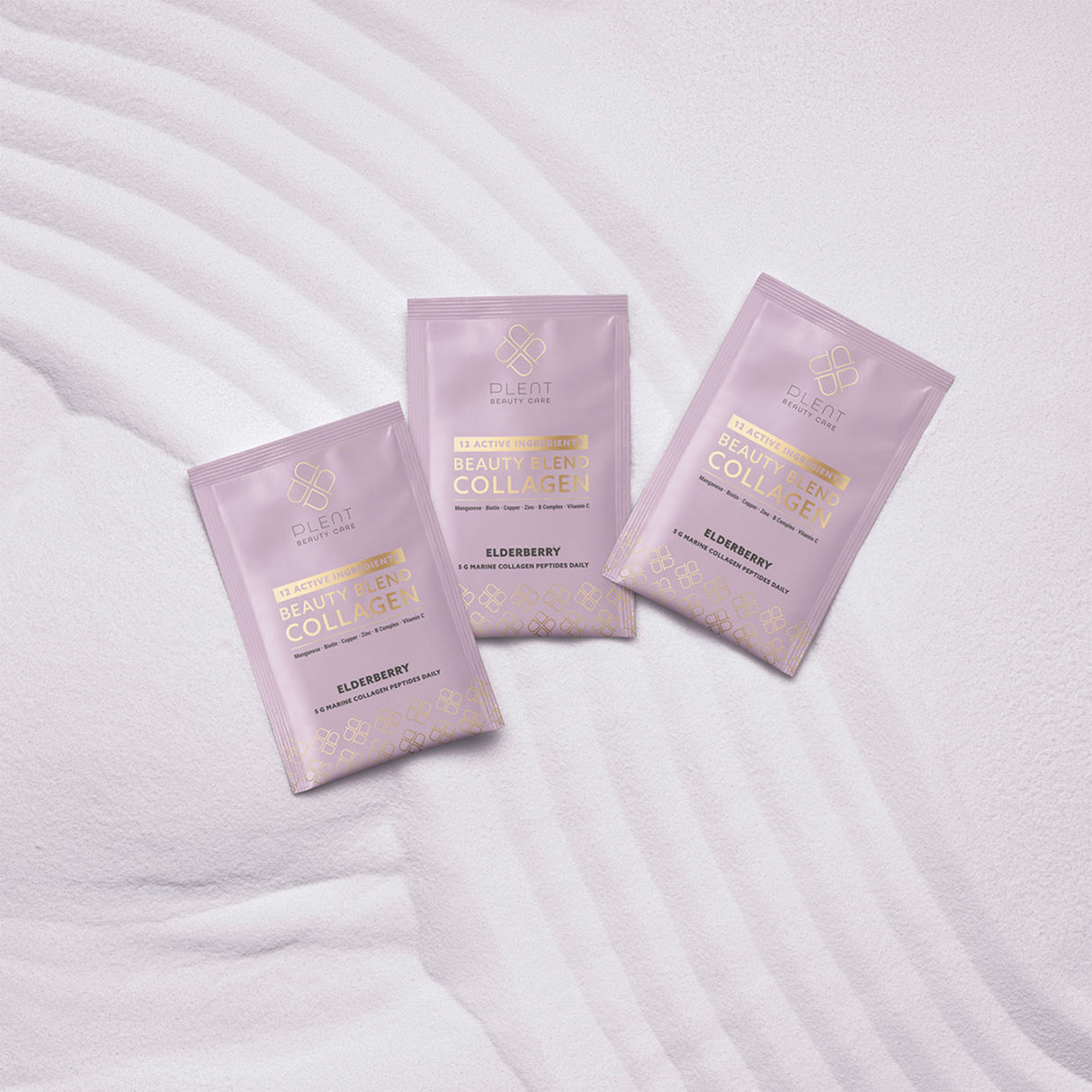 Plent Beauty Blend Collagen 30 x 5 g | Elderberry fra Plent
