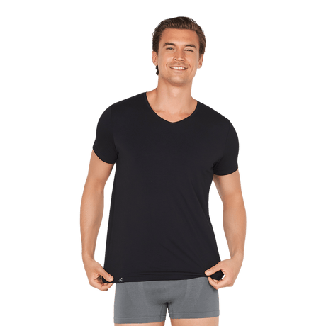 Boody Men’s V-Neck T-Shirt Svart | Str. S