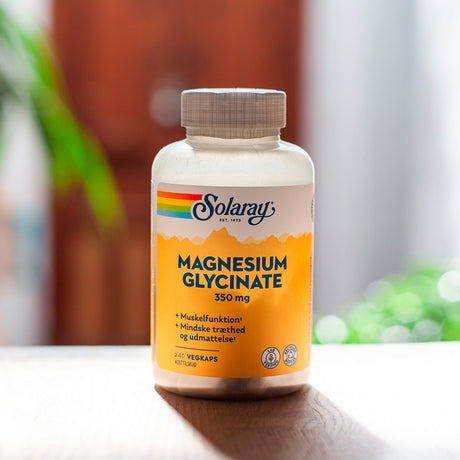 Solaray Magnesium Glysinat | 240 kapsler