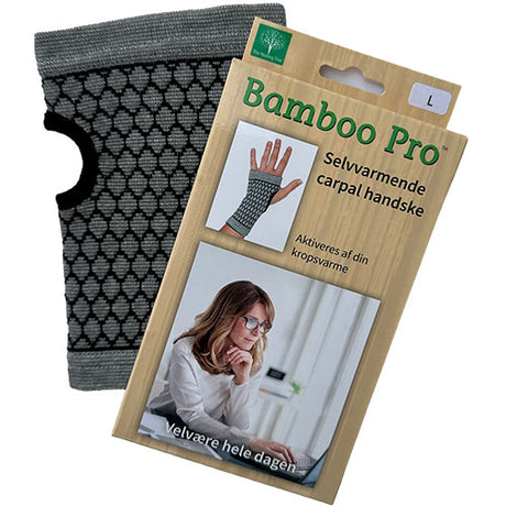 Bamboo Pro Carpal Handske | Str. L fra Bamboo Pro