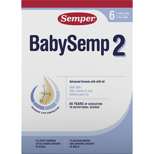 BabySemp 2 tilskuddblanding fra 6 mnd