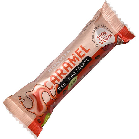 Karamellbar med mørk sjokolade Øko - Glutenfri