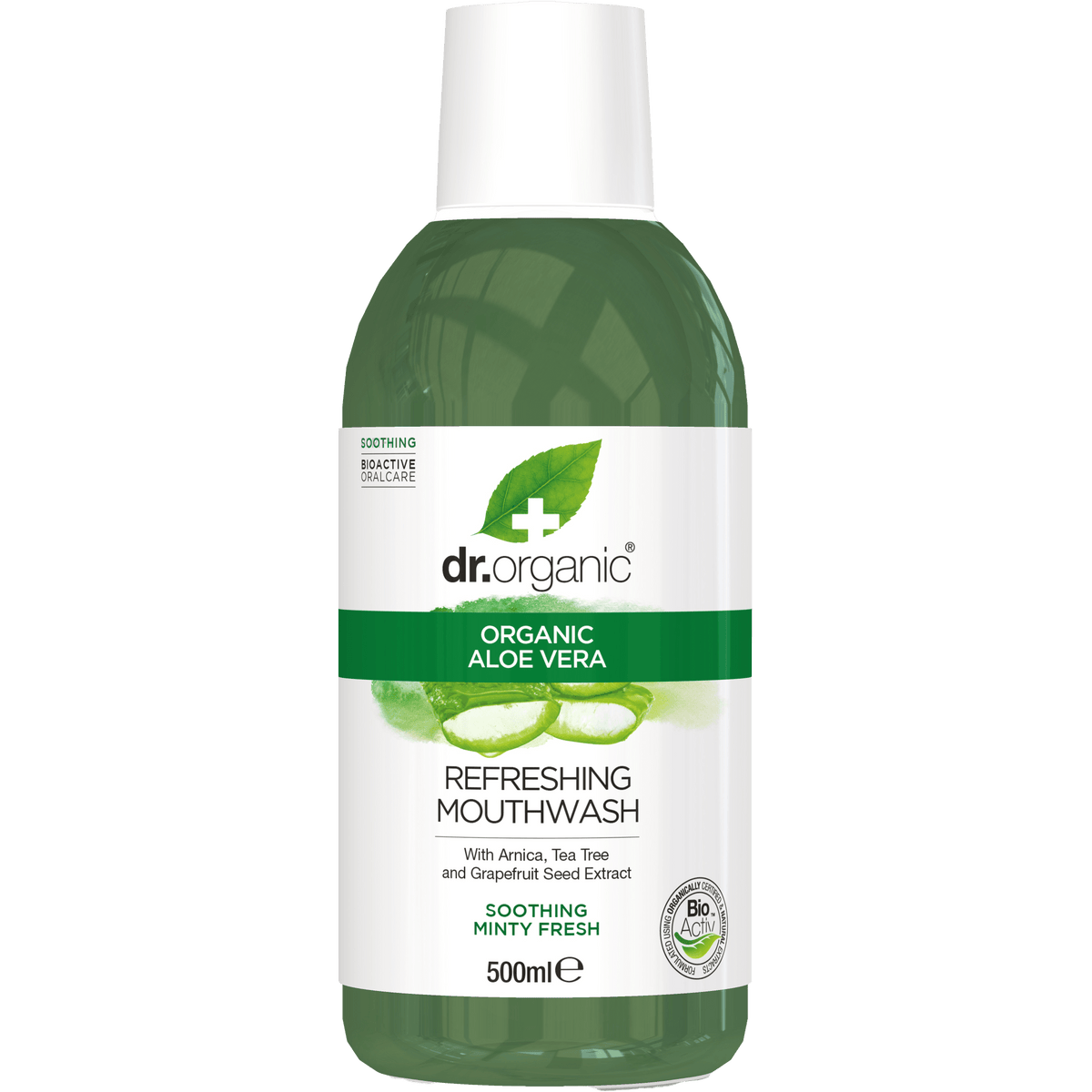 Dr. Organic Munnskyll Aloe Vera | 500 ml