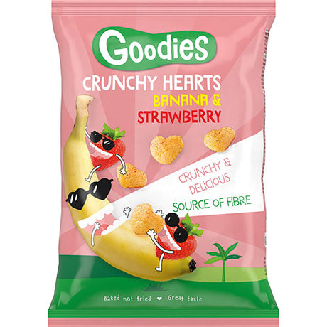 Sprø hjerter Banan & Jordbær