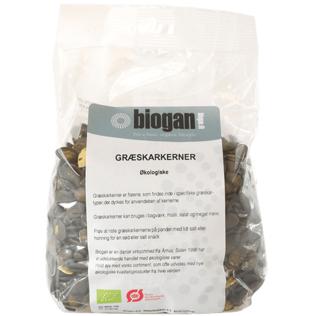 Biogan Gresskarkjerner Økologisk | 500 g fra Biogan