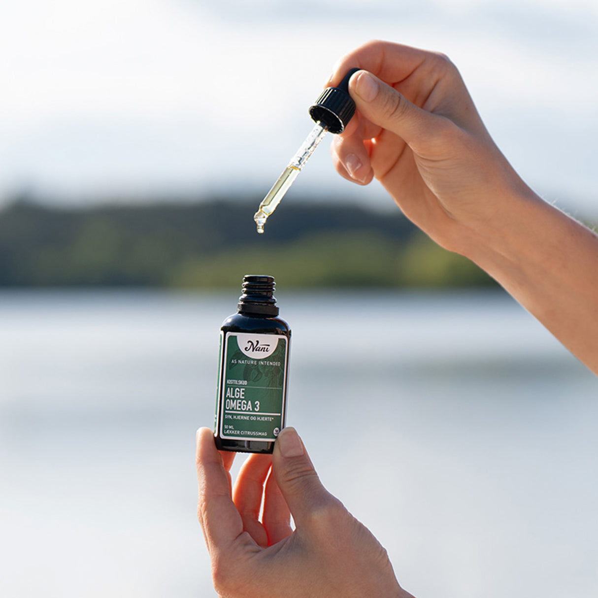 Nani Alge Omega 3 dråper med sitrussmak | 50 ml fra Nani