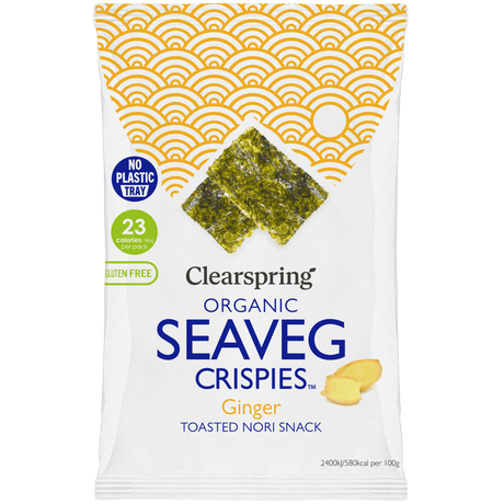 Clearspring Tang Chips Ingefær Seaveg Crispies Økologisk | 4 g