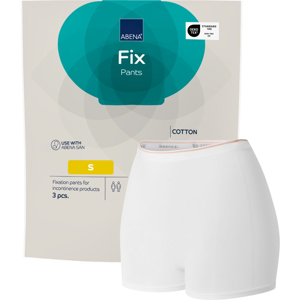 Abena Fix Pants Fikseringsbukser Bomull Med Ben | Str. S fra Abena