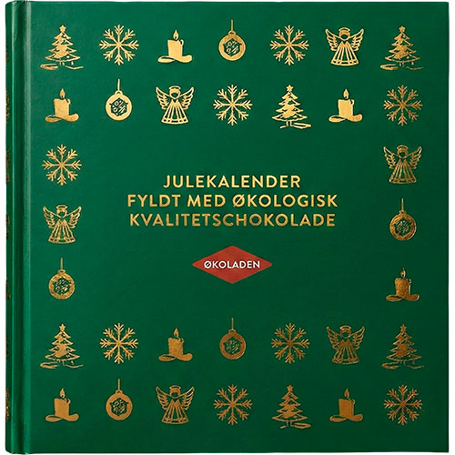Økoladen Julekalender m. Fylte Sjokolade- & Lakriskuler Økologisk | 310 g