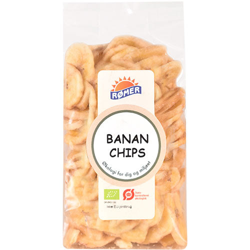 Bananchips Økologisk
