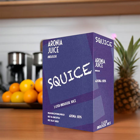 Rå 100% Aronia (Svartsurbær) Juice Bag in Box Øko