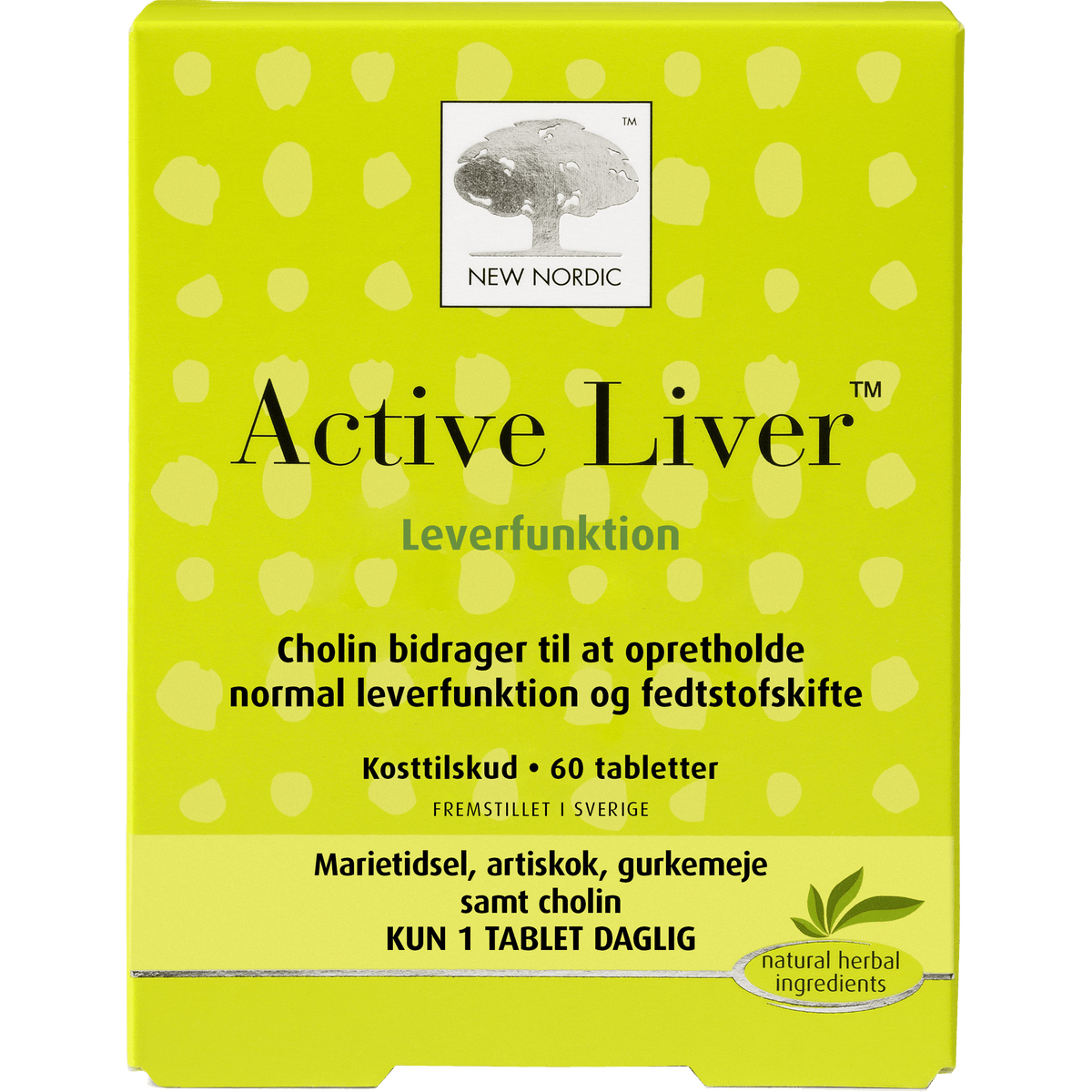 New Nordic Active Liver | 60 tabletter fra New Nordic
